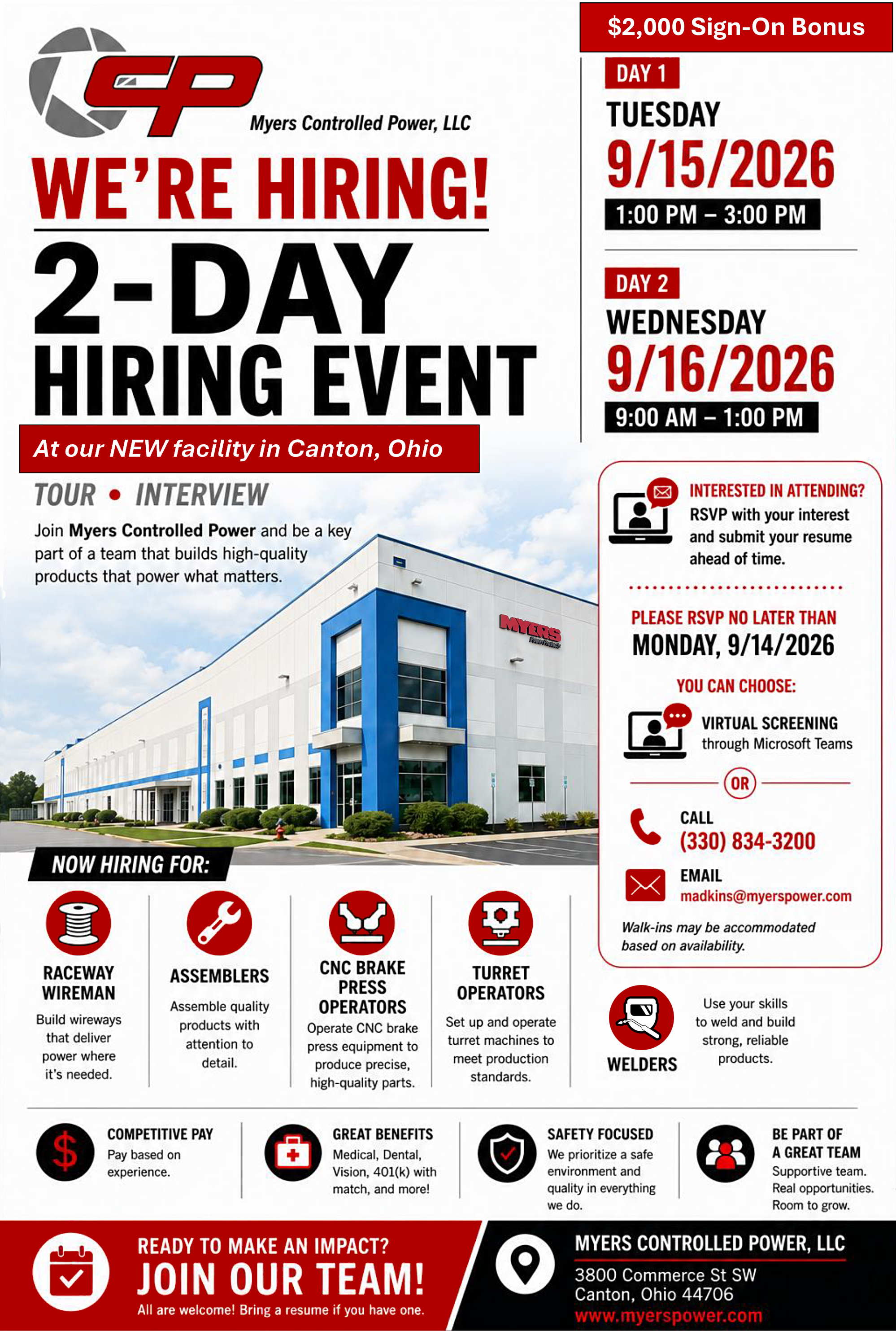 MYERS HIRING EVENT 0915 091626